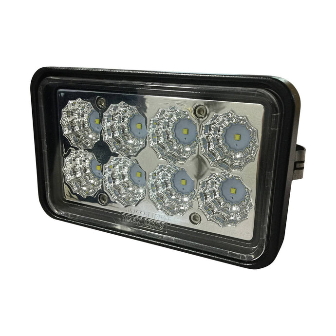 Tiger Lights 12V Skid Steer Headlight for Case 40XT, 410 Flood Offroad Light; TL750 image 1