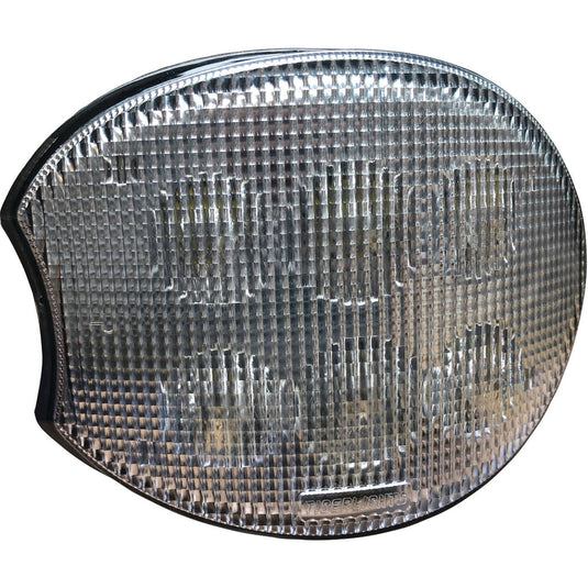 12V Left Tiger Lights LED Oval Corner Lights 2.5 Amps, Flood Offroad Light; TL7830L