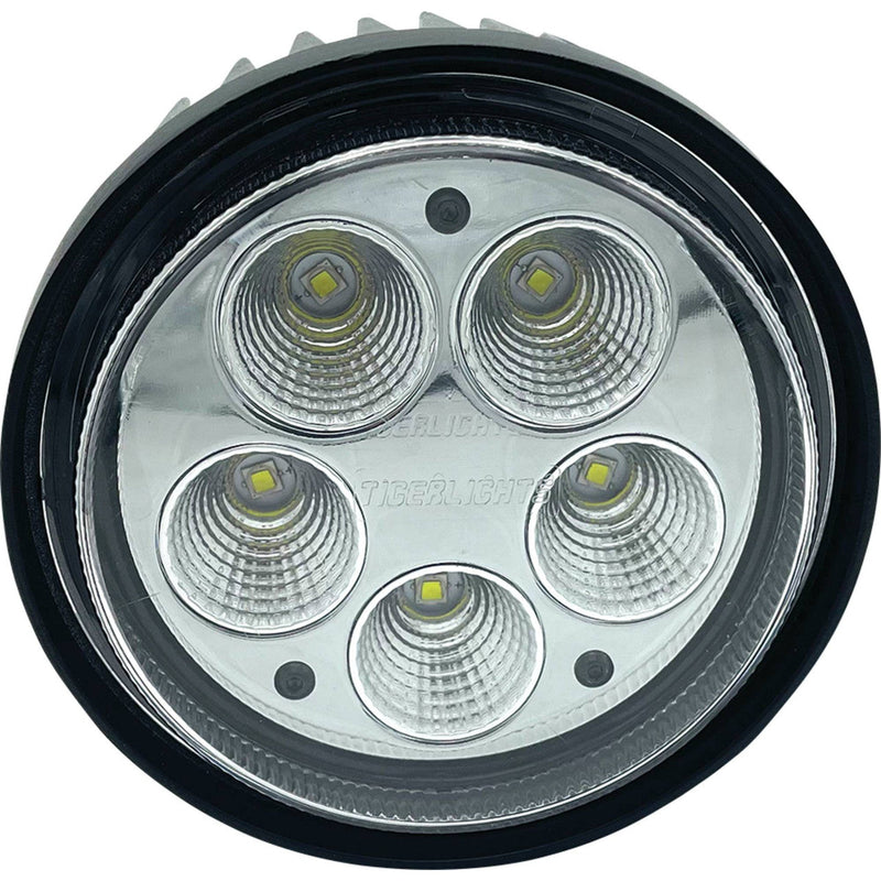 Load image into Gallery viewer, 12V Tiger Lights LED Round Headlight 3.33 Amps, 30 Watts, Flood Off-Road Light; TL8620

