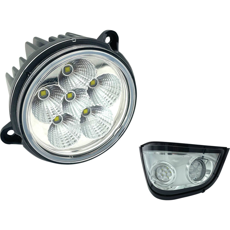 Load image into Gallery viewer, 12V Tiger Lights LED Round Headlight 1.5 Amps, 20 Watts, Flood Off-Road Light; TL8630
