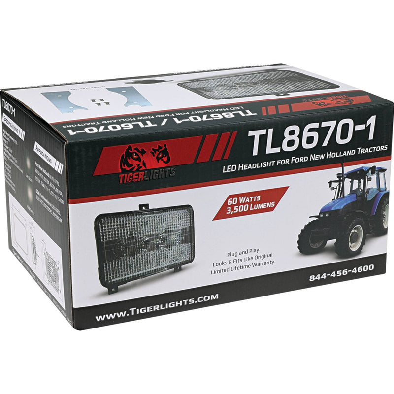 Load image into Gallery viewer, LED High/Low Beam For Ford/New Holland 8670, 8670A, 8770, 8770A, 8870; TL8670-1 image 7

