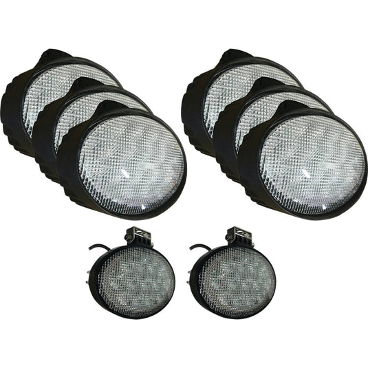 12V Tiger Lights LED Light Kit for John Deere 9560 Flood Off-Road Light; TL9660-KIT image 1