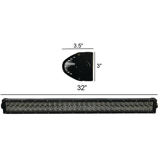 12V 32" Tiger Lights LED Light Bar 15 Amps, Flood/Spot Combo Off-Road Light; TLB430C