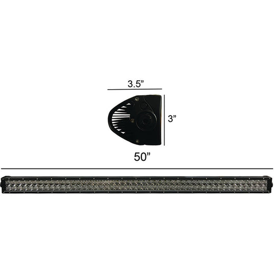 12V 50" Tiger Lights LED Light Bar 24 Amps, Flood/Spot Combo Off-Road Light; TLB450C
