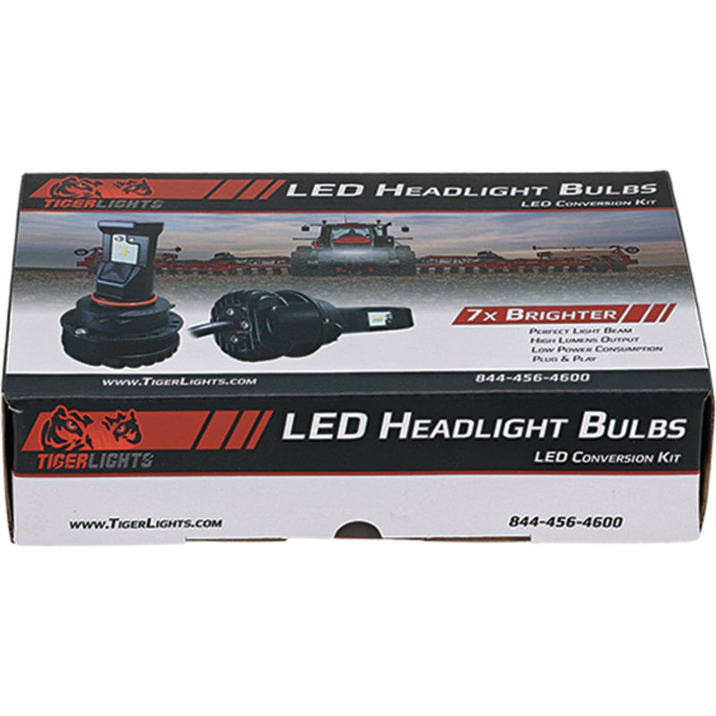 Load image into Gallery viewer, 12V Tiger Lights LED Headlight Conversion Kit 1400 Lumens, 1.2 Amps Off-Road Light; TLHL-9012
