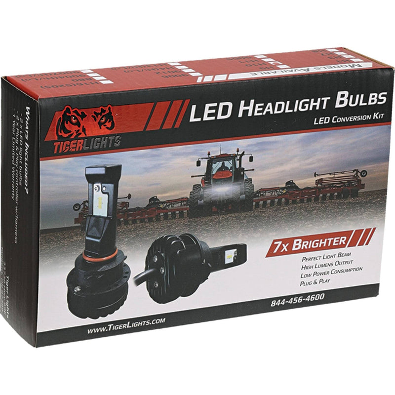 Load image into Gallery viewer, 12V Tiger Lights LED Headlight Conversion Kit 16W, 1.2 Amps Off-Road Light; TLHL-H10
