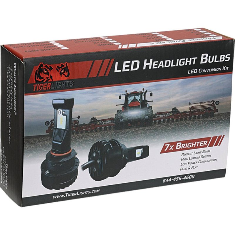Load image into Gallery viewer, 12V Tiger Lights LED Headlight Conversion Kit 1.2 Amps, 16W Off-Road Light; TLHL-H13
