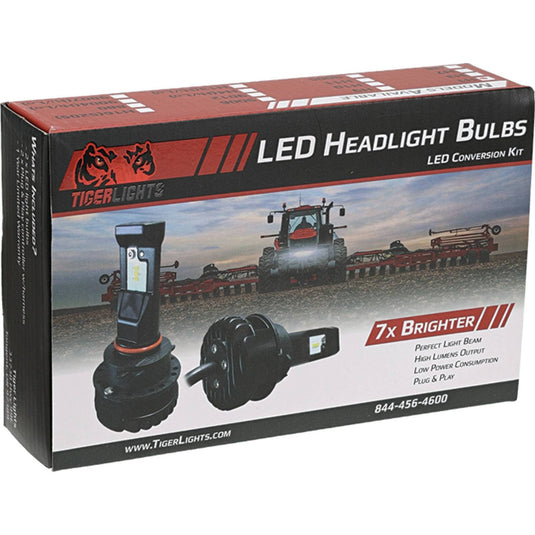12V Tiger Lights LED Headlight Conversion Kit 1.2 Amps, 16W Off-Road Light; TLHL-H1
