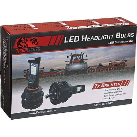 12V Tiger Lights LED Headlight Conversion Kit 1.2 Amps, 16W Off-Road Light; TLHL-H7