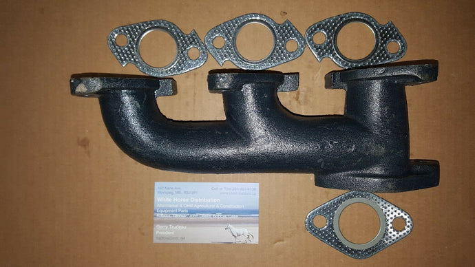 New Exhaust Manifold  & Gaskets For Kubota L225