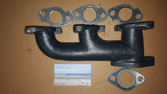 New Exhaust Manifold  & Gaskets For Kubota  L295