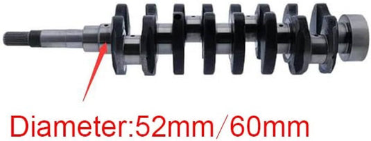 NEW Crankshaft 52mm or 60mm for Bobcat 334