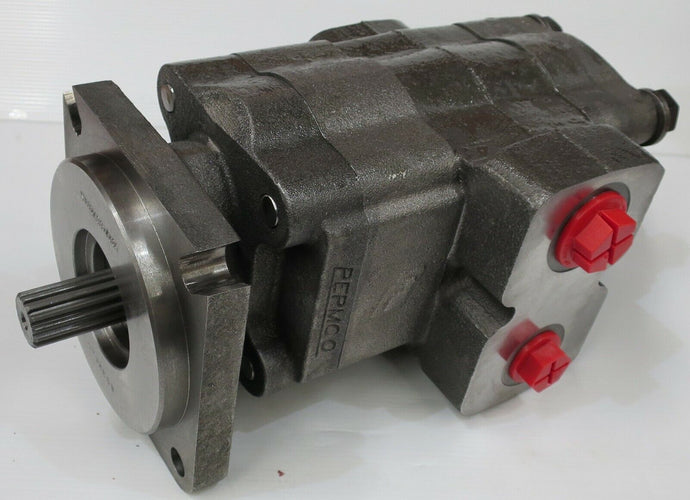 New Tandem Hydraulic Gear Pump Compatible With Case Loader Backhoe 580SK