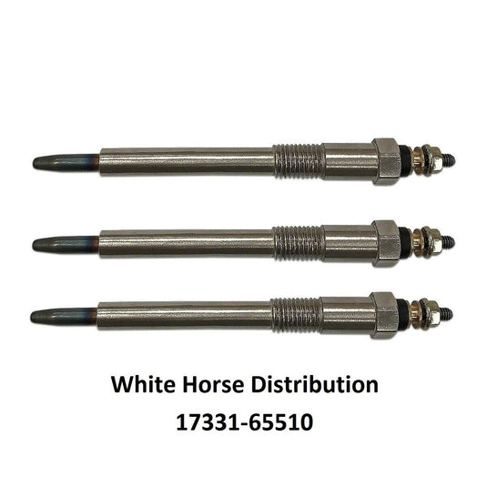 New Glow plug Set of 3 Fits Kubota D1462-DI Engine