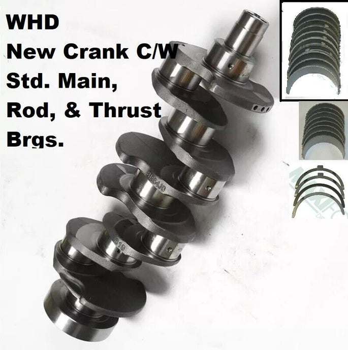 New Crankshaft C/W Std, Main, Rod & thrust Bearings Fits KOMATSU PC75R-2