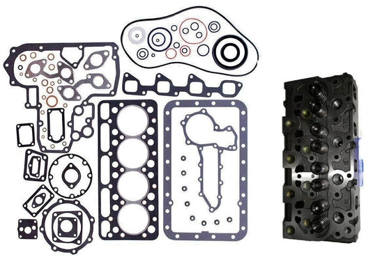 Complete Cylinder Head fits Bobcat 3023 Kubota V1702 C/W Gaskets