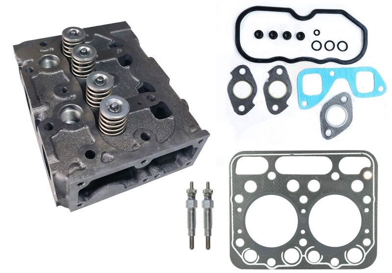 Load image into Gallery viewer, NEW Cylinder Head Assy Glow Plugs and Gasket Kit Replaces Kubota 15221-03120
