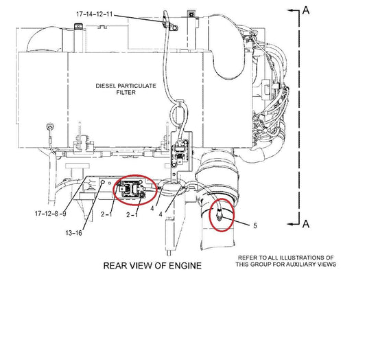 New Nox Emissions Sensor Compatible With Cat Articulated Dump Truck 725C2